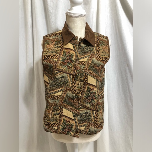 Vintage Safari Vest - Picture 2 of 4